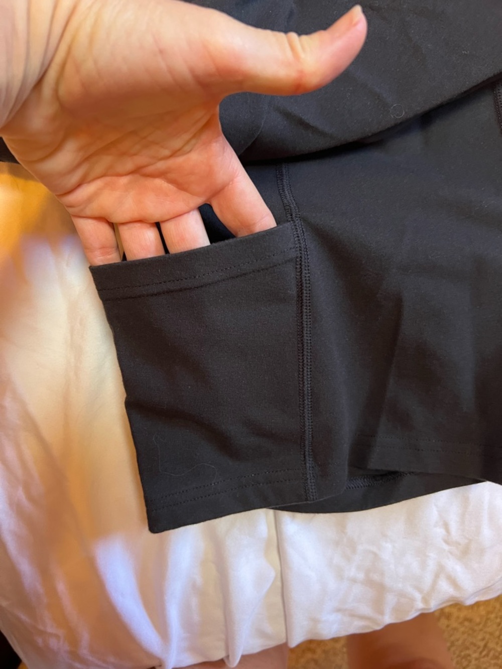 Pact Black Casual skort with pockets - Picture 7 of 8